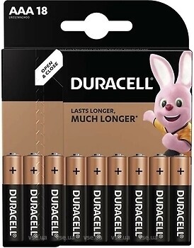 Фото Duracell Duralock Basic AAA/LR03 18 шт