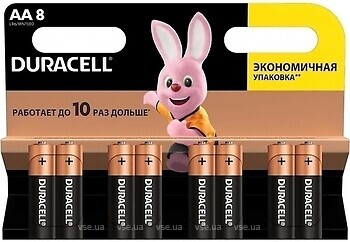 Фото Duracell Duralock Basic AA/LR6 8 шт