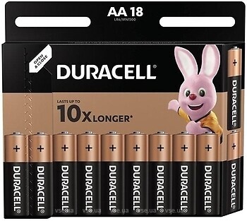 Фото Duracell Duralock Basic AA/LR6 18 шт