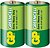 Фото GP Batteries Greencell 14G-S2 R14 C 1.5V 2 шт (01-00000134)