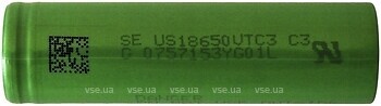 Фото Murata 1600 mAh US18650 VTC3 30A 1 шт