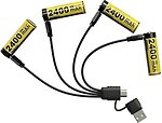 Фото NiteCore NH2400 1.5V 2400 mAh 4 шт (6-1564_set)