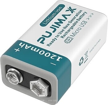 Фото Pujimax 1200 mAh 9V 1 шт
