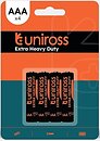 Фото Uniross Extra Heavy Duty R03 AAA 4 шт (UEDAAA4)