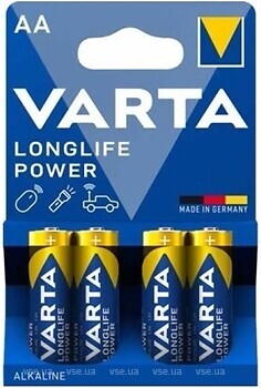 Фото Varta LongLife Power AA Alkaline 4 шт