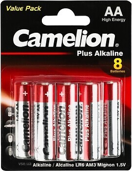 Фото Camelion Plus Alkaline AA LR6 5+3 шт