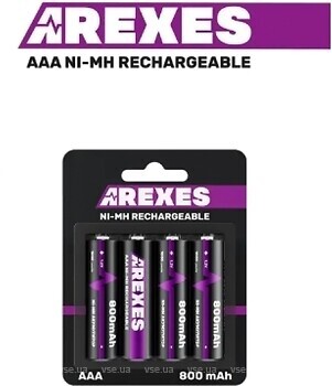 Фото Arexes AAA 800 mAh 1.2V Ni-Mh 1 шт