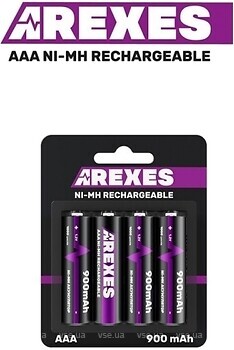Фото Arexes AAA 900 mAh 1.2V Ni-Mh 1 шт