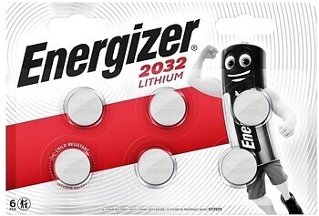 Фото Energizer CR-2032 3V Lithium 6 шт