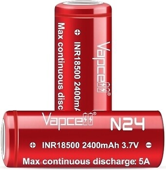 Фото Vapcell 18500 N24 2400 mah 5A 1 шт