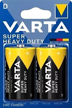 Фото Varta Super Heavy Duty D 2 шт