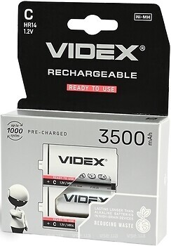 Фото Videx HR14/C 3500 mAh Ni-Mh 1 шт