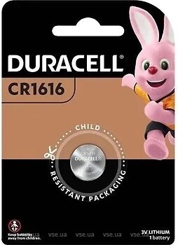 Фото Duracell DL1616/CR1616/BR1616 1 шт