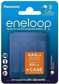 Фото Panasonic Eneloop AAA 800 mAh 4 шт (BK-4MCDEC4CP)