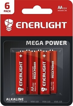 Фото Enerlight Mega Power AA 6 шт (90060106)
