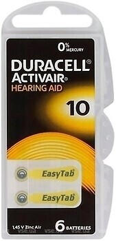 Фото Duracell Activair 10 6 шт