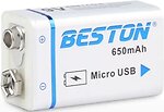 Фото Beston 650 mAh 9V 1 шт