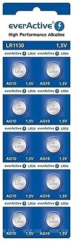 Фото EverActive AG10 G10 LR1130 LR54 10 шт (EVAG10)
