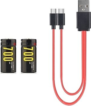 Фото Soshine USB 16340 CR123A 700 mAh 1 шт