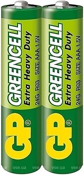 Фото GP Batteries Greencell AAA Zinc-Carbon 1 шт