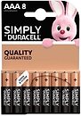 Фото Duracell AAA/LR03 MN2400 Simply 8 шт
