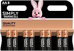 Фото Duracell AA/LR6 MN1500 Simply 8 шт