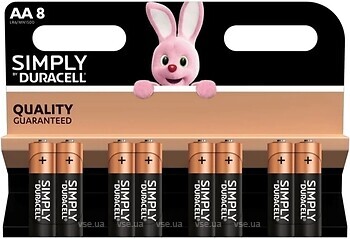 Фото Duracell AA/LR6 MN1500 Simply 8 шт