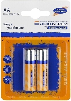 Фото АсКо-УкрЕм AA.LR6.BL2 2 шт (Аско.LR6.BL2)