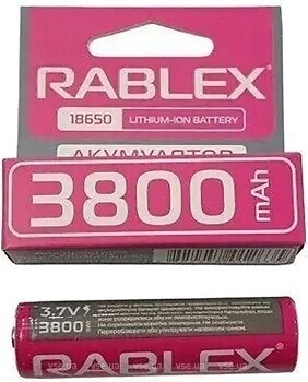 Фото Rablex 18650 3.7V 3800 mAh 1 шт