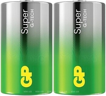 Фото GP Batteries 13A21-S2 Super Alkaline LR20 D 2 шт (ЦП-0065282)