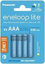Фото Panasonic Eneloop Lite AAA 550 mAh 4 шт (BK-4LCCE/4CP)