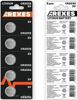 Фото Arexes CR2032 5 шт