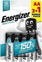 Фото Energizer Max Plus AA LR6 Alkaline 3+1 шт