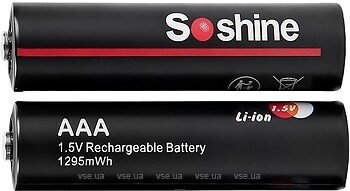 Фото Soshine AAA (R03) 860 mAh 1 шт