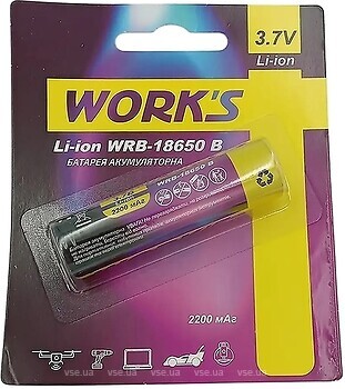 Фото Work's WRB-18650 B 1 шт