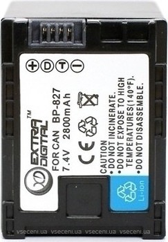 Фото ExtraDigital Canon BP-827 Chip (BDC2418)