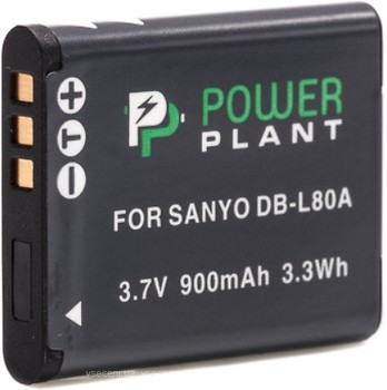 Фото PowerPlant Sanyo DB-L80, D-Li88 (DV00DV1289)