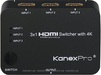 Фото KanexPro SW-HD3X14K 3x1 HDMI