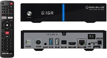 Фото GigaBlue UHD Trio 4K DVB-S2X + T2 1/8Gb