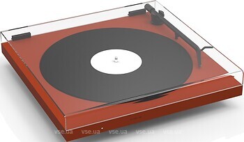 Фото Tone Factory Tone Turntable + Dustcover Terracotta Red