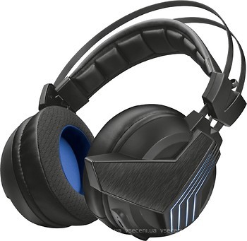 Фото Trust GXT 393 Magna Wireless 7.1 Surround Gaming Headset Black/Blue (22796)
