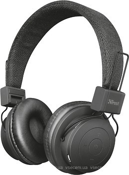 Фото Trust Leva Bluetooth Wireless Headphones Black (21754)