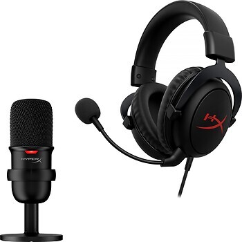 Фото HyperX Streamer Starter Pack Cloud Core + SoloCast (HBNDL0001)