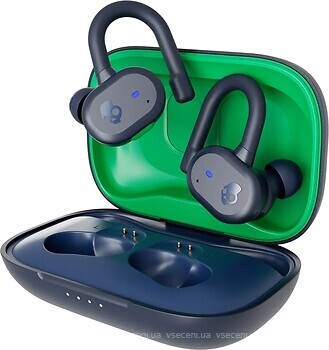 Фото SkullCandy Push Active True Wireless Earbuds Dark Blue/Green (S2BPW-P750)