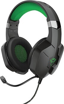 Фото Trust GXT 323X Carus Gaming Headset Black/Green (24324)