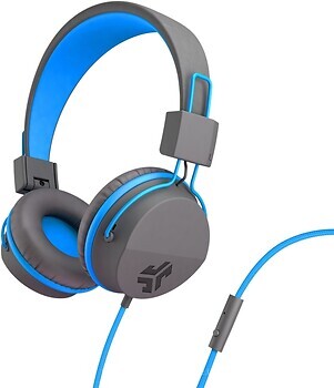 Фото JLab Audio Jbuddies Studio Kids Graphite/Blue (IEUHJKSTUDIORGRYBLU6)