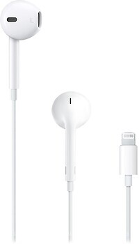 Фото Apple EarPods with Mic Lighting White (MWTY3)