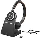 Фото Jabra Evolve 65 SE UC Stereo Charging Stand Black (6599-833-499)