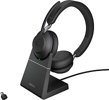 Фото Jabra Evolve2 65 Link380c UC Stereo Desk Stand Black (26599-989-889)