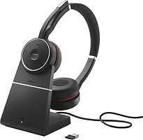 Фото Jabra Evolve2 75 SE Stereo USB-A UC + Base (7599-848-199)